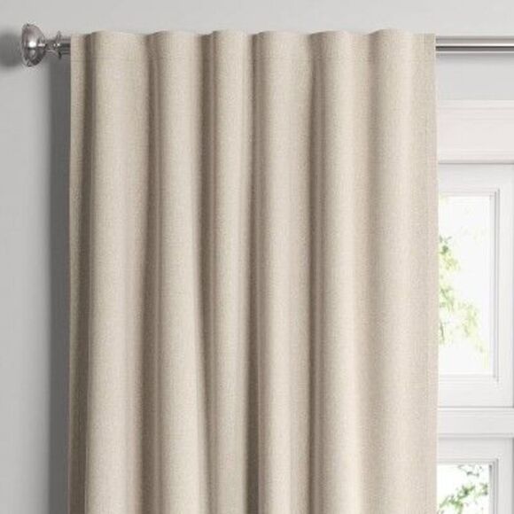 Open Box - Threshold - Blackout Aruba Window Curtain Panel - T Brown Linen - Picture 1 of 4
